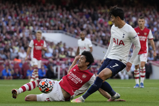 토트넘 손흥민(오른쪽)   [AP=연합뉴스]